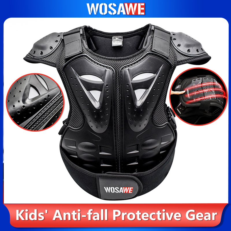 Chest Protector Armor - WOSAWE Motorrad-Schutzweste für Erwachsene, Brust- und