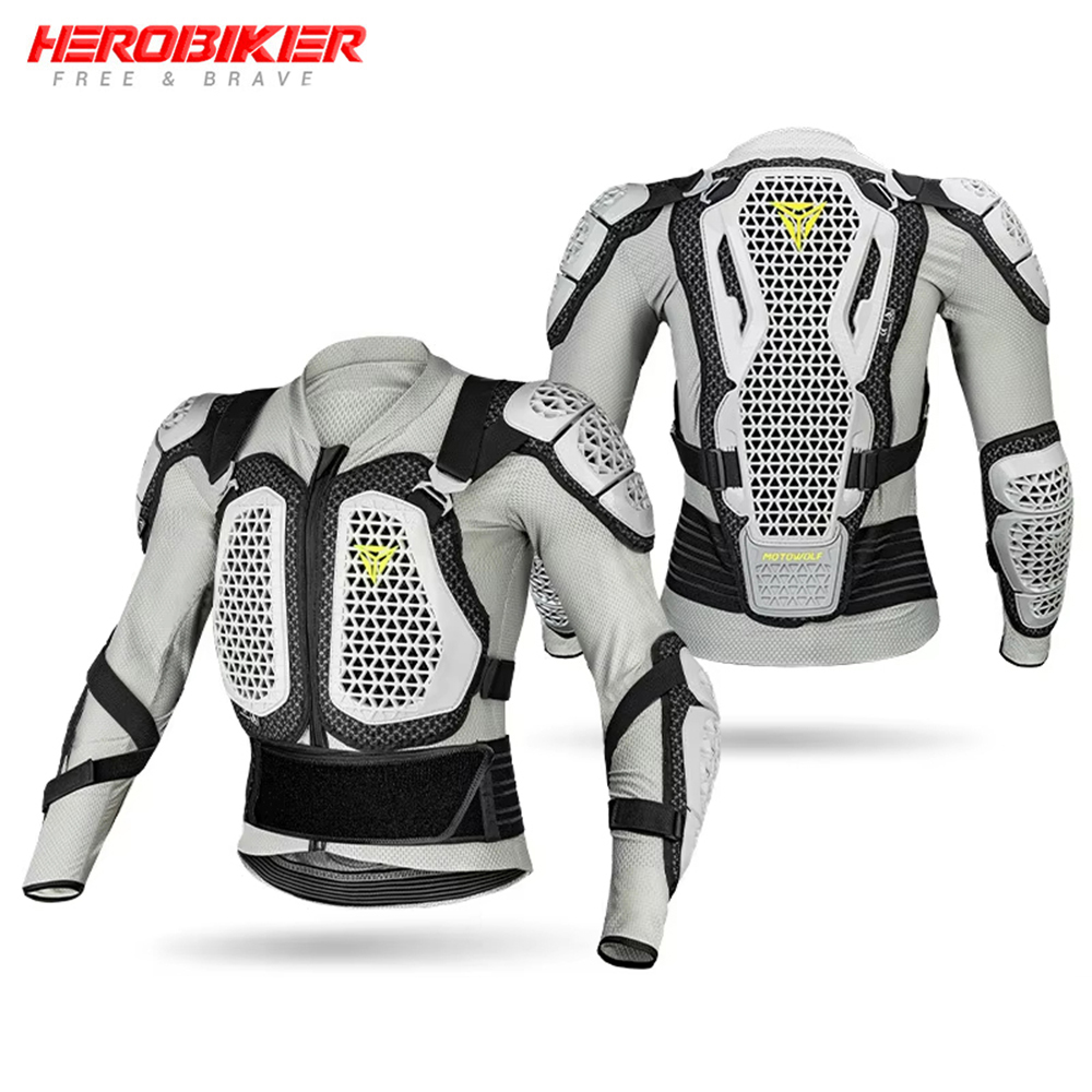 Motorcycle Gear Jacket And Pants - Motocross-Rüstung, Off-Road-Anti-Drop-Körperpanzer, Motorrad-Schutzausrüstung, Anti-Crash-Brust, Rückenschutz, Motorradjacke,