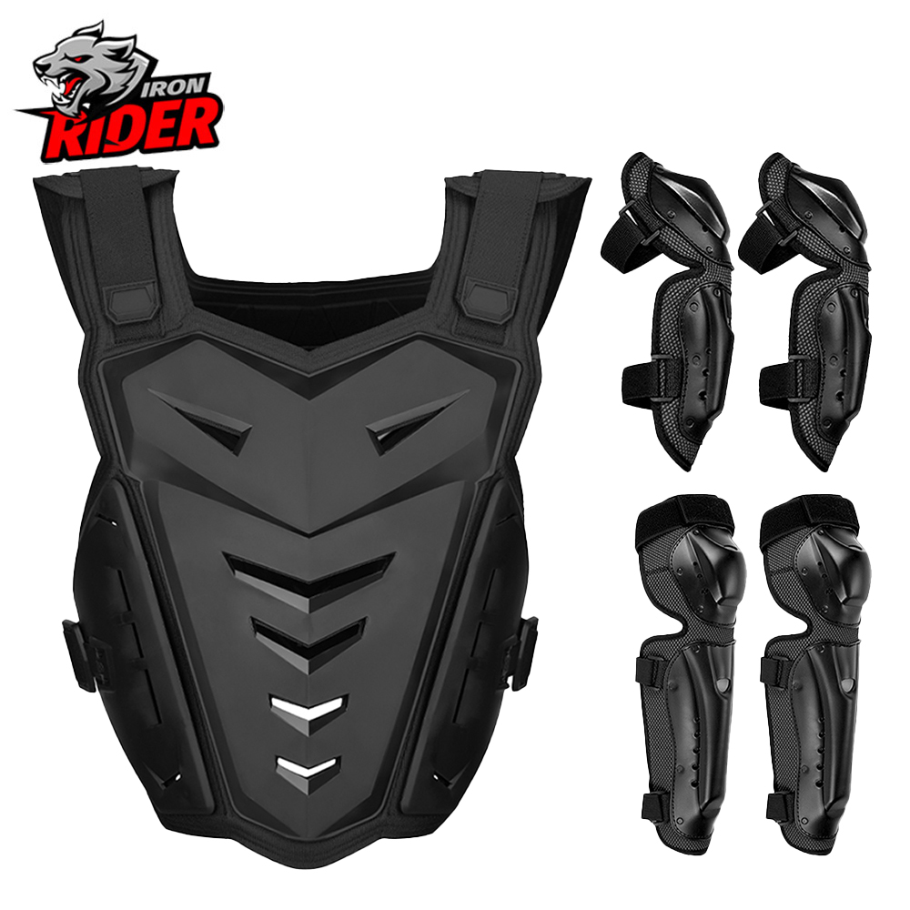 Chest Protector Armor - Motocross-Körperschutz Motorradjacke Motocross-Weste Rücken- und Brustschutz