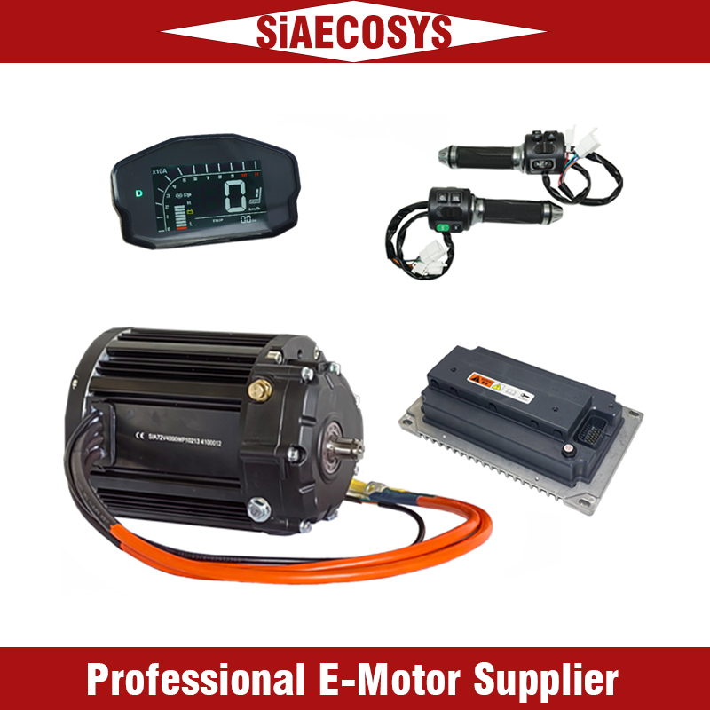 Motorcycle Gear Ratings - 4000W Mittelmotor-Kit mit 1:2.35 Getriebe VOTOL