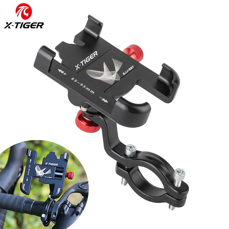 Phone Mount Handlebar - X-TIGER Legierung Fahrrad Telefon Halter Fahrrad