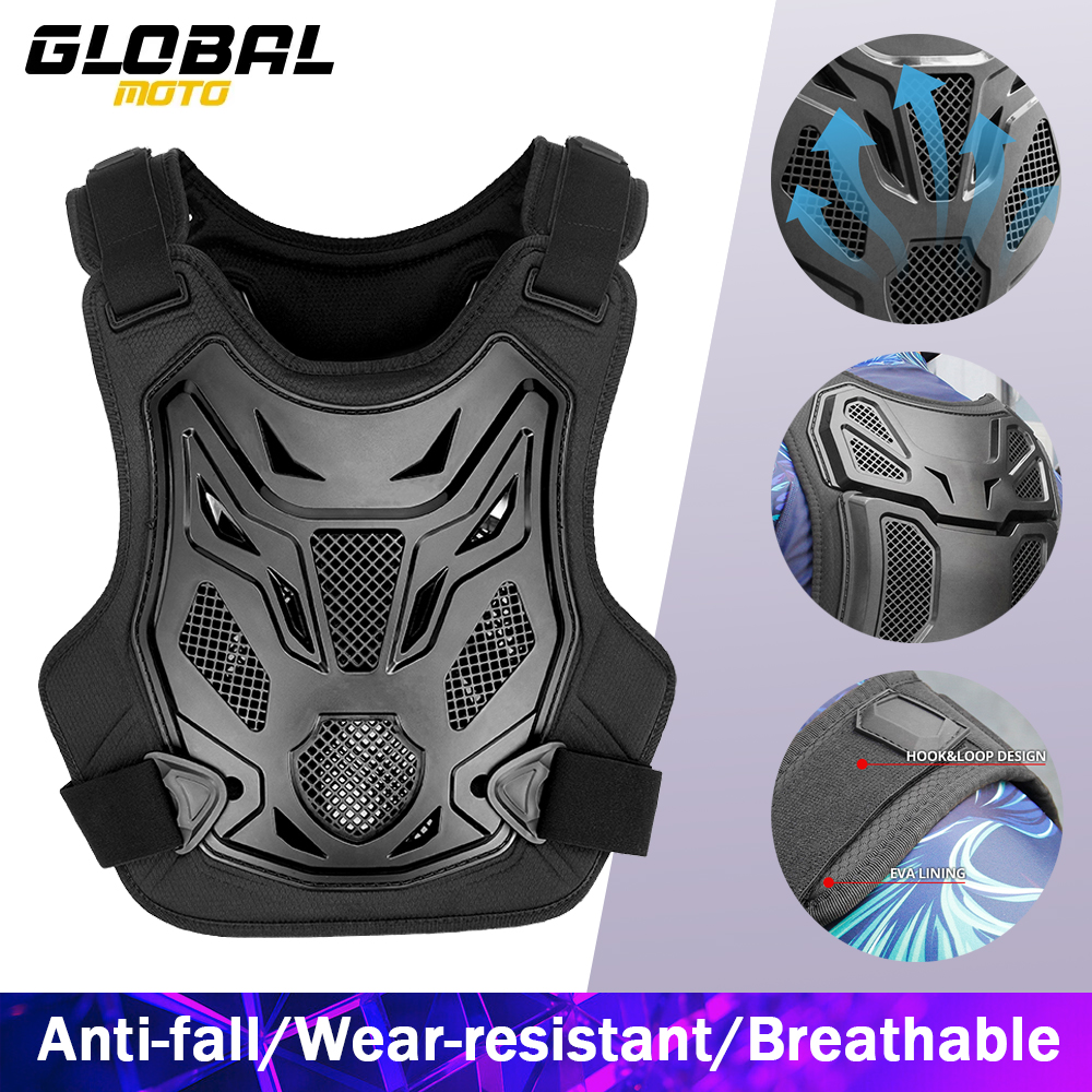 Chest Protector Armor - Herren Motorrad-Schutzweste Sturzsicher Verschleißfest Motocross-Jacke Körperpanzerung