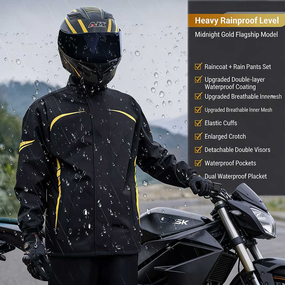 Motorcycle Gear For Women - Motorrad-Regenanzug für Herren und Damen, Regenbekleidung,