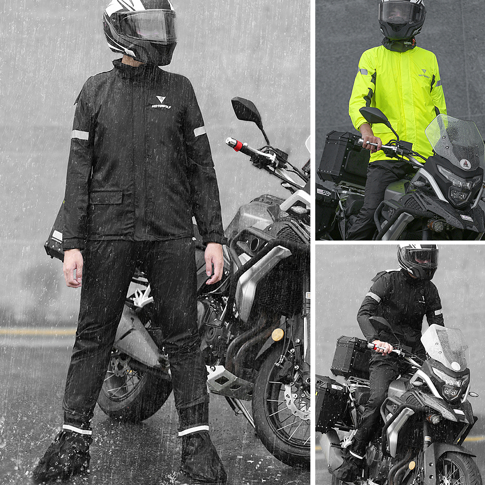 Motorrad-Regenanzug für Herren – Motorcycle Gear Jacket And Pants Bewertung und Preis