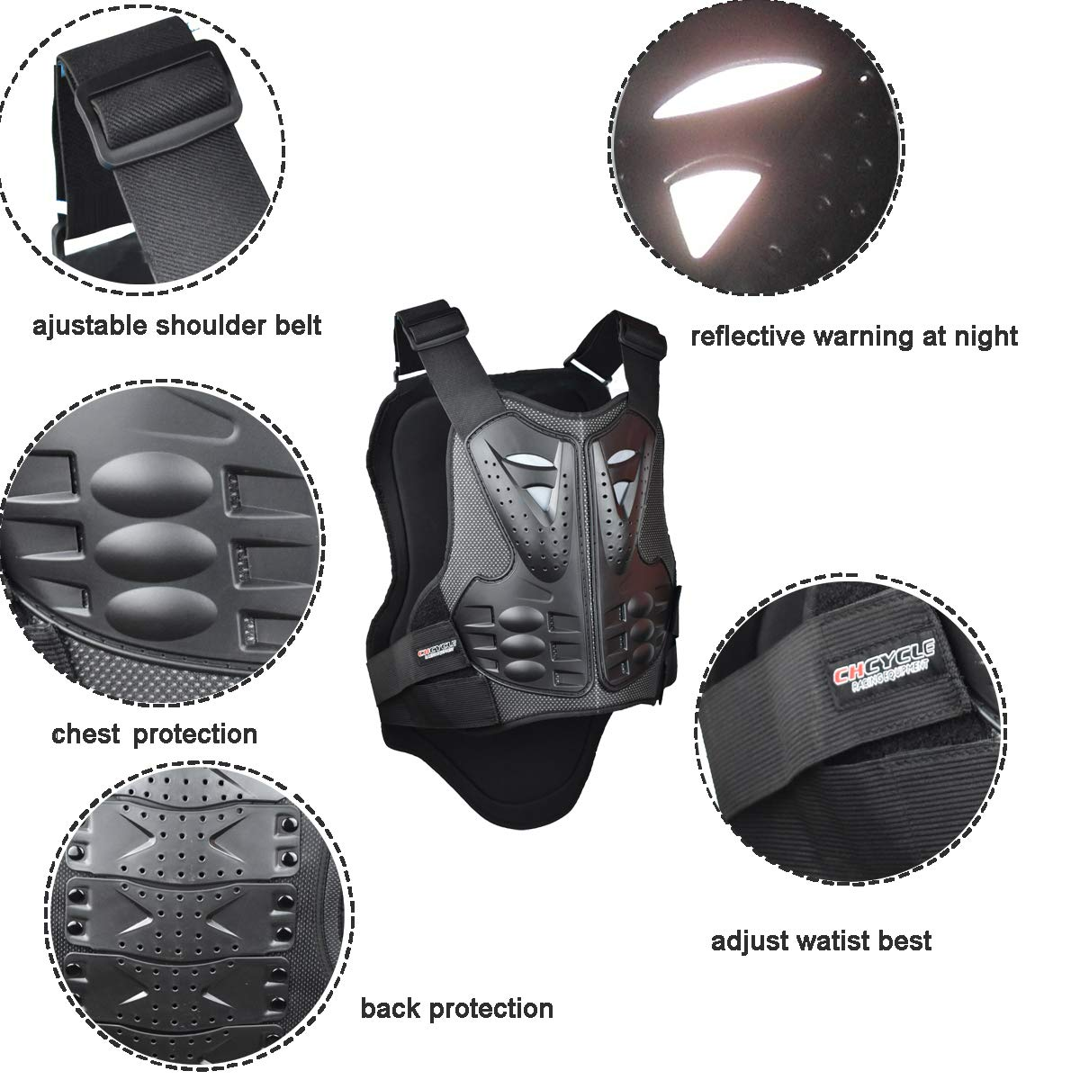 Motorrad Weste Rüstung Schutz  – Chest Protector Armor Bewertung und Preis