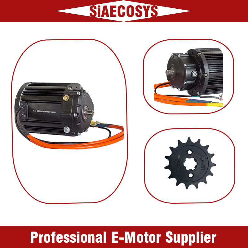 4000W Mittelmotor-Kit mit 1:2. – Motorcycle Gear Ratings Bewertung und Preis