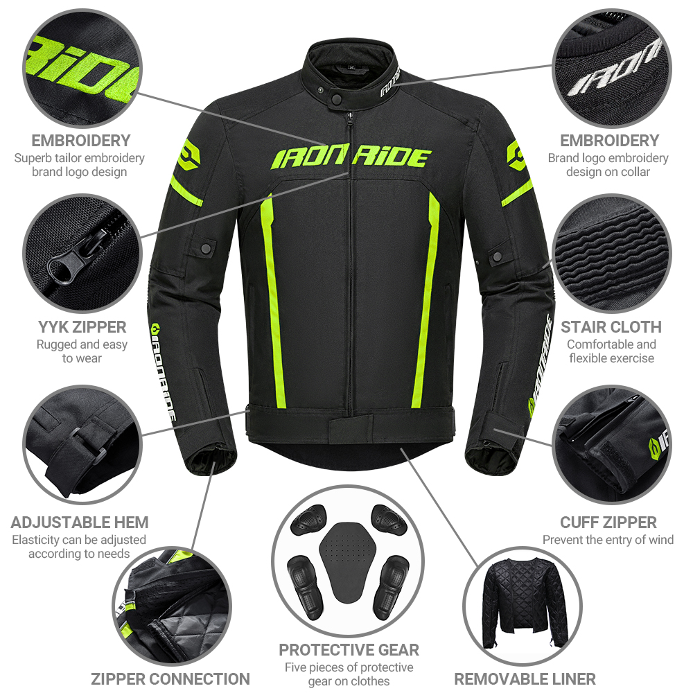 Herren-Motorradjacke, vier Jah – Motorcycle Gear Jacket And Pants Bewertung und Preis