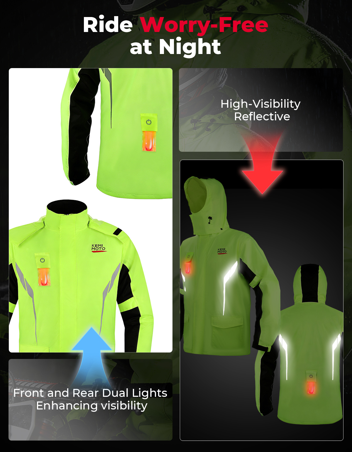 KEMIMOTO Unisex wasserdichtes  – Motorcycle Gear Jacket And Pants Bewertung und Preis