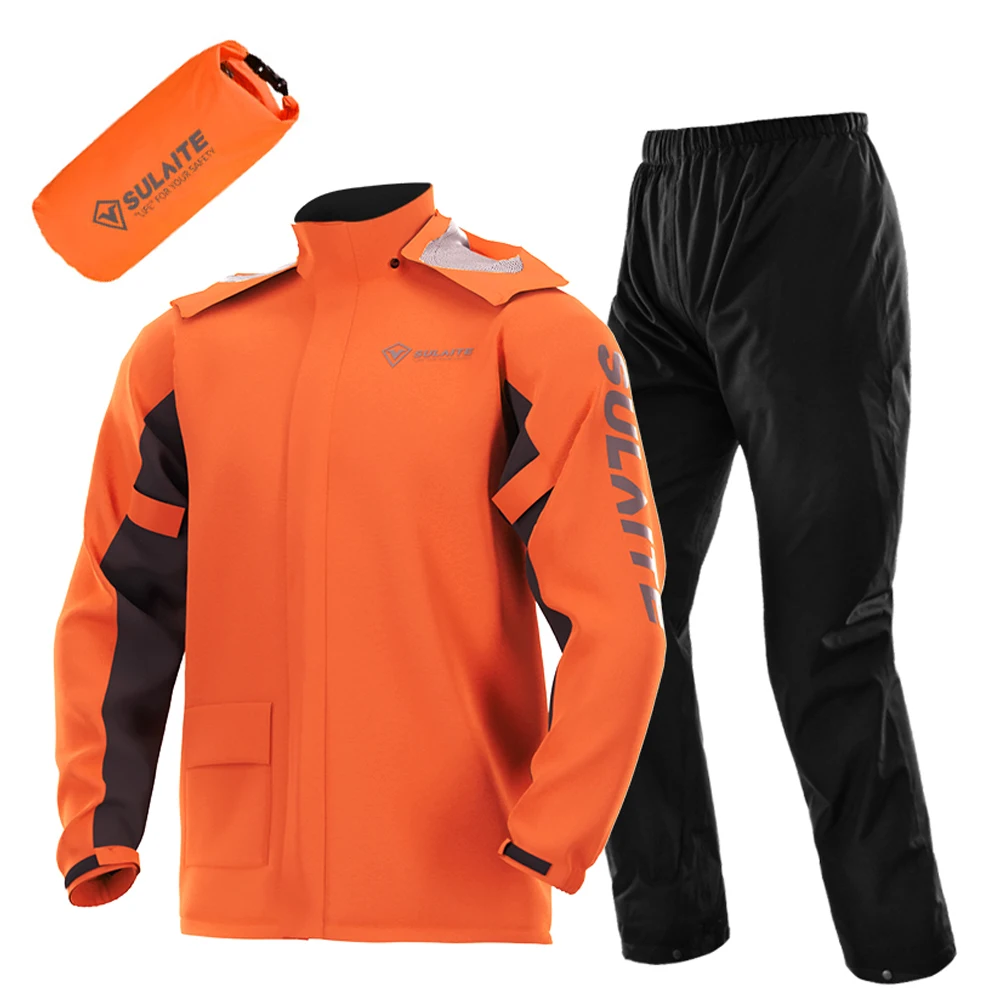 Motorrad-Regenanzug Leichtgewi – Motorcycle Gear Jacket And Pants Bewertung und Preis