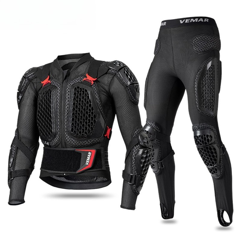 S-5XL CE-zertifizierte Motorra – Motorcycle Gear Jacket And Pants Bewertung und Preis
